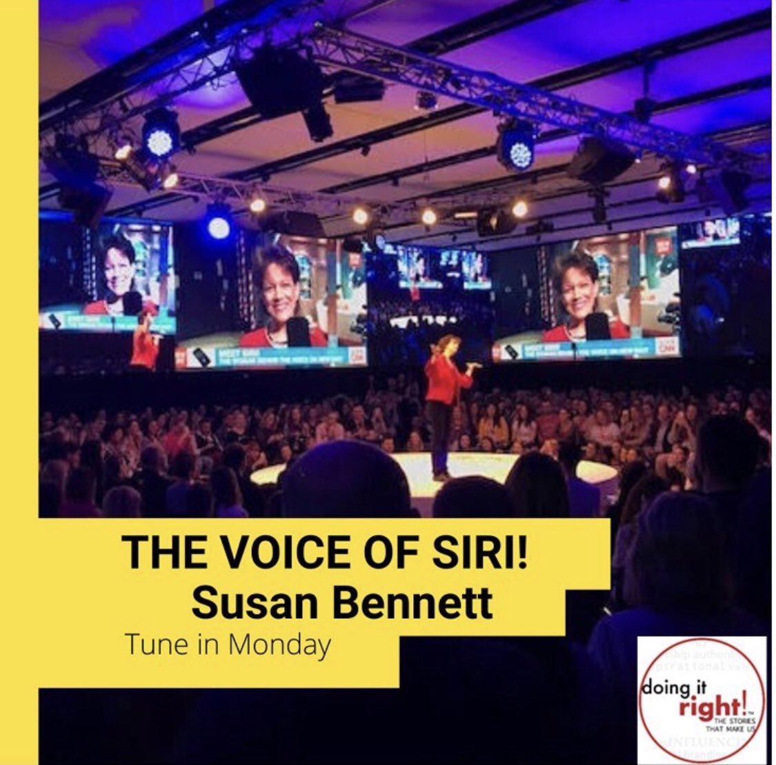 SiriouslySusan's tweet photo. Tune in tomorrow!
Iβm thrilled to speak and share w/ @valsokolosky
π§π»βπ¦°πͺπ½+ππ»π²+ππ₯=β€οΈπ
#siriouslysusan #siri #valeriesokolosky #monday #voiceofsiri #VOartist #voiceover #actor #susanbennett #OGSiri #first #valerieandcompany #executivecoach #podcast #businesswoman #women2020 https://t.co/cPPpQOWvBQ