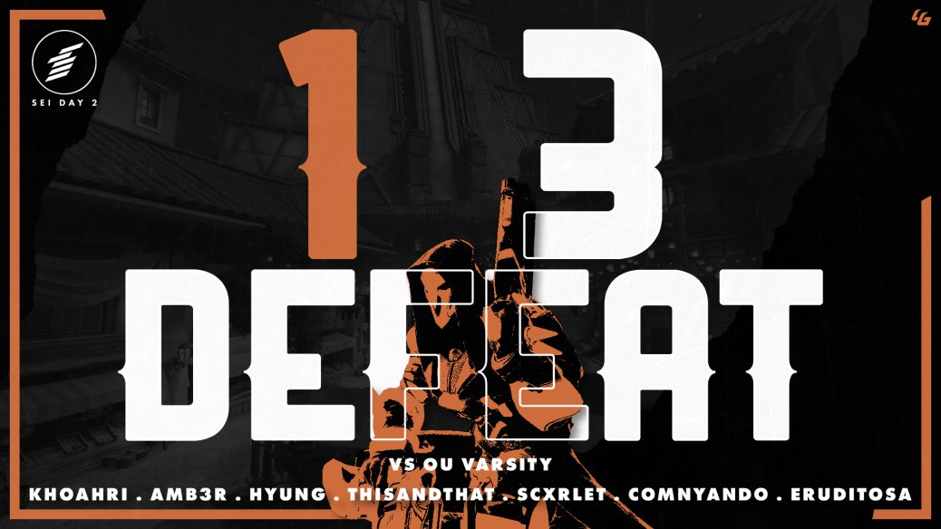 LGOverwatch's tweet image. GG's. We lose 1-3 to OU in the grand finals. 

We'll keep working hard to improve. We've already seen so much growth and we just want to make you guys proud!

Thanks to SEI for putting on a great tournament, we had a great time competing!