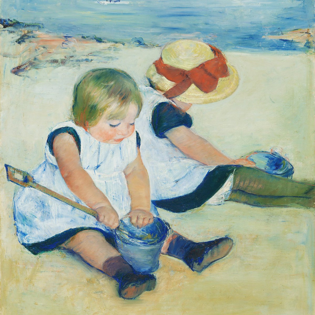 biographite's tweet photo. Created by artist Mary Cassatt at the end of the nineteenth century, ‘Children on the Beach’ was part of an Impressionist collection of works that portrayed the lives of women and children. 

#creative #artworks https://t.co/eDkWgVSHY6