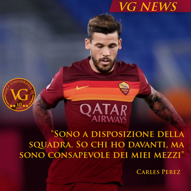 VoceGiallorossa's tweet photo. ๐ฃ #CarlesPerez: "Sono a disposizione della squadra. So chi ho davanti, ma sono consapevole dei miei mezzi"
๐ Leggi qui le dichiarazioni integrali!
https://t.co/35eUhKfgyb
#AsRoma #ROMBEN #RomaBenevento #Vocegiallorossa https://t.co/599Gng5p1u