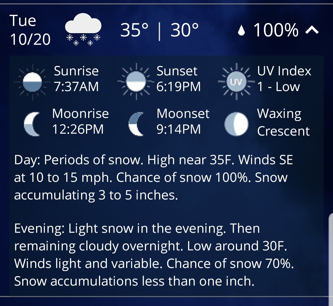 MJFromEarth's tweet image. I just checked my @FOX9 weather app for this week's forecast. @ian_leonard @CodyMatzFox9 @McDermedFox9 is this real life??? Oddly enough I'm not sad about it. #WinterISComing #mnfall