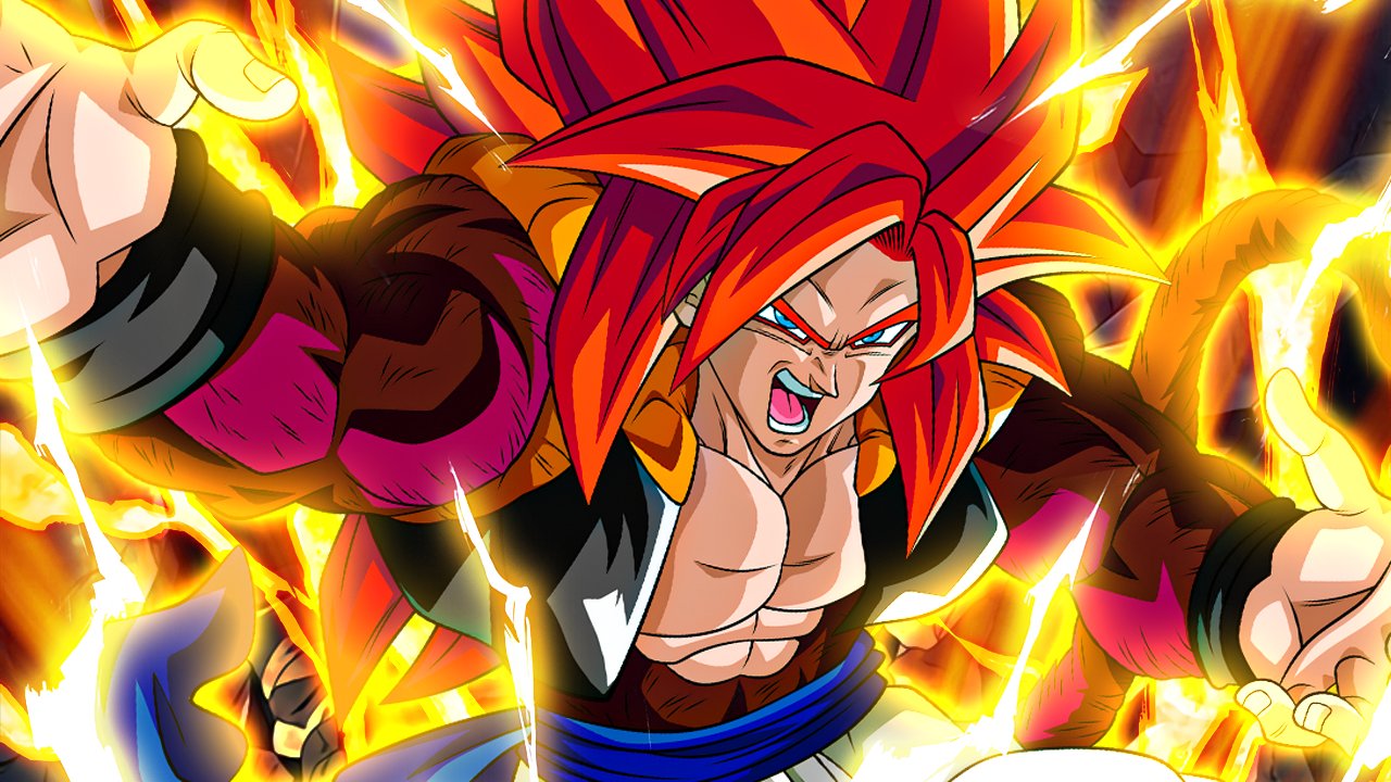 Live wallpaper SSJ4 Gogeta - Dokkan Battle / interface personalization