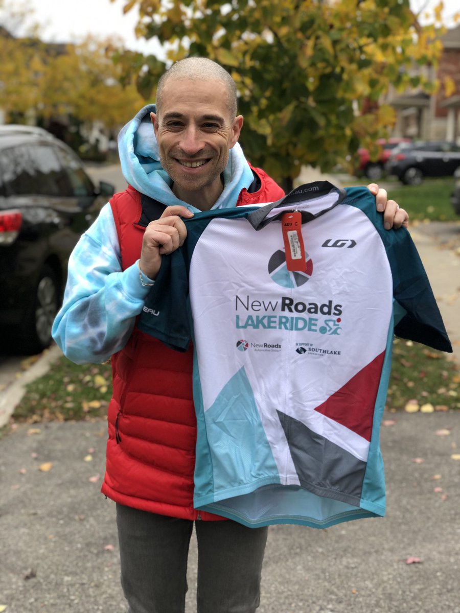 AllenDavidov's tweet photo. Thank you @NewRoadsGM and the team for this #LakeRide @SouthlakeFndn cycling jersey. I was thrilled to support @SouthlakeRHC this year! https://t.co/tXu2nJLZEB