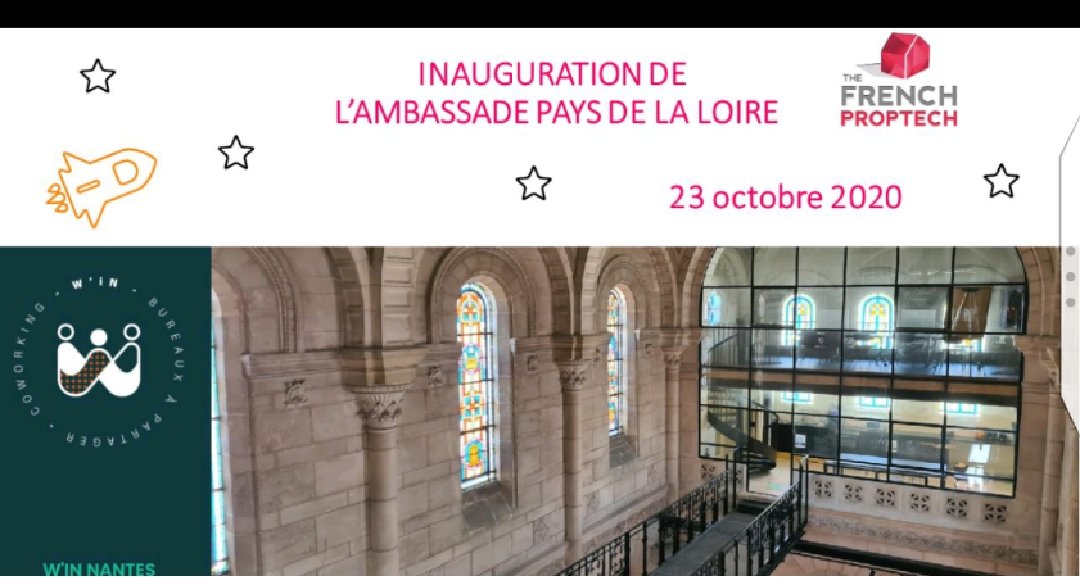 @WeAct_juridique participera à l'inauguration de l'Ambassade @Frenchproptech Pays de la Loire ! Merci à notre hôte Coworking W'iN de nous recevoir dans un lieu inspirant...au coeur de Nantes. #frenchproptech #innovation #immobilier