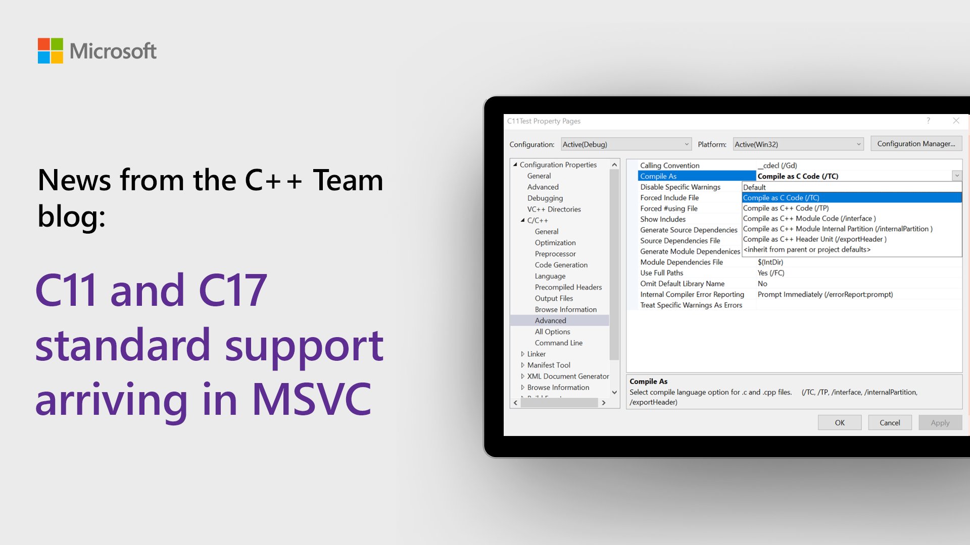 Microsoft Visual Studio Good News C Devs With Visual Studio 19 Version 16 8 Preview 3 We Are Officially Supporting The Latest Iso C Language Standards Get The Details T Co Kakei5ccxg T Co Lcl2jhakq6 Microsoft Visual Studio Good News C Devs With Visual Studio 19 Version 16 8 Preview 3 We Are Officially Supporting The Latest Iso C Language Standards Get The Details T Co Kakei5ccxg T Co Lcl2jhakq6