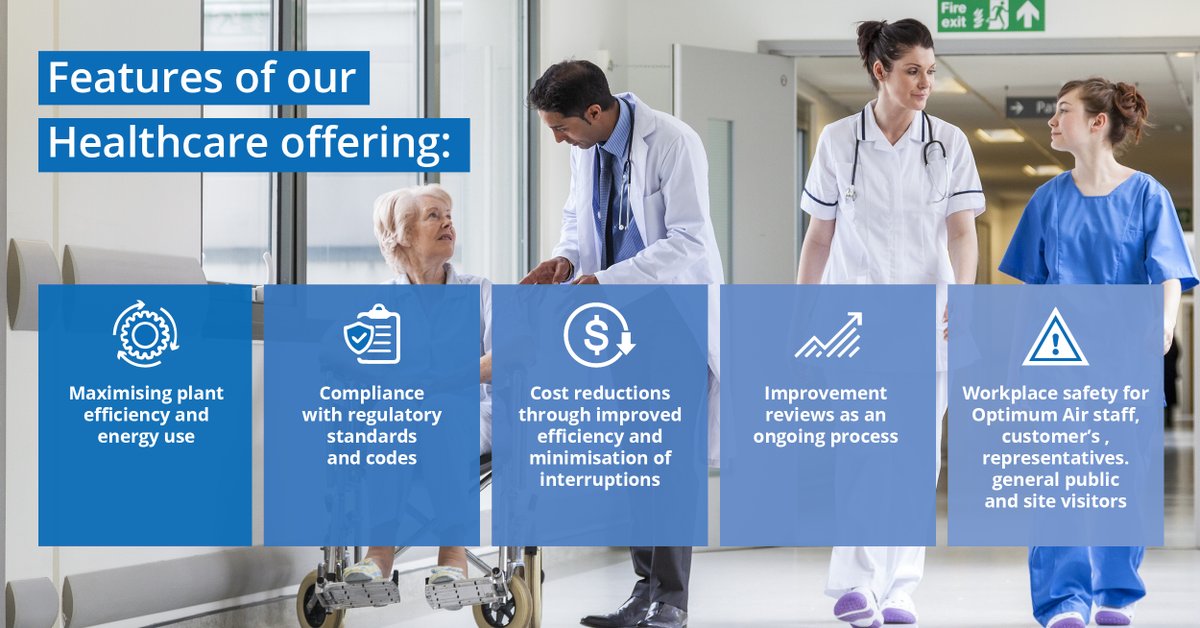 The Healthcare Sector is a particularity energy-intensive industry. Optimum Air has long been instrumental in reducing the energy consumption and associated costs at facilities we maintain and manage. optimumair.co.nz/healthcare