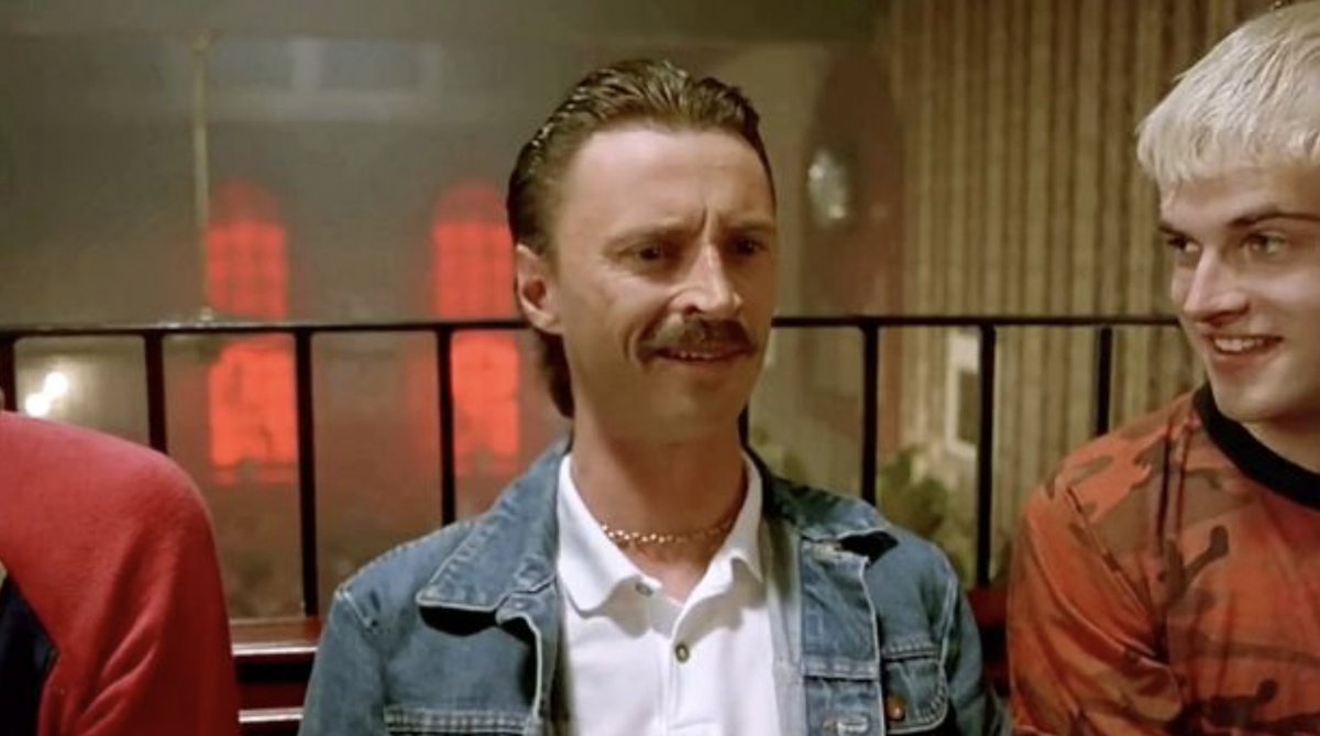 Still of Begbie from the movie "Trainspotting"