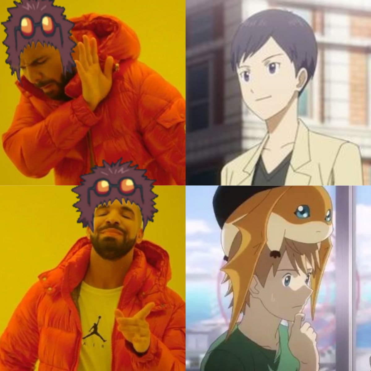 selene302319's tweet photo. Daisuke jamás quiso a ken 😒 Daisuke siempre quiso a takeru 😏

#Daikeru
#DaisukexTakeru
#Antidaiken
#DigimonAdventureLastEvolutionKizuna 
#DigimonAdventure2020 
#Memes https://t.co/JE3yGXezas