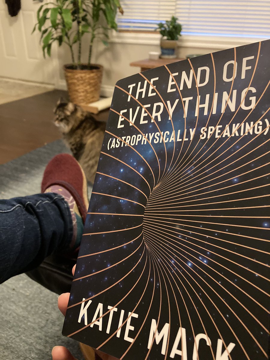 What’s it say that @AstroKatie’s The End of Everything is the first book I’ve felt totally sucked into since the pandemic started? It’s oddly comforting and a great example of #AccessibleScience. Also, the footnotes are gems.