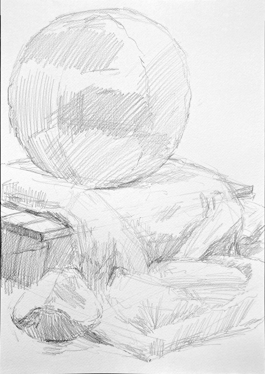 静物デッサン 5h