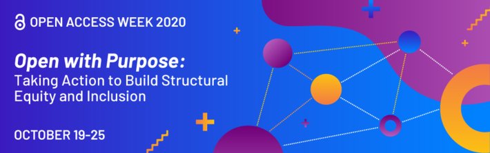 PEAPA_web's tweet photo. In a few hours, we will enter in the #openaccessweek #OAWeek2020. This year's theme is:
 “Open with Purpose: Taking Action to Build Structural Equity and Inclusion.”

Stay tuned for more information, with daily threads on our purpose and our actions for equity &amp; inclusion. https://t.co/IQ1zsIcvWY