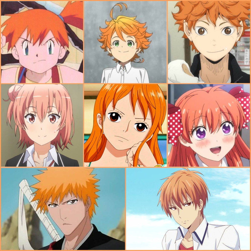 10 coolest anime characters with orange hair