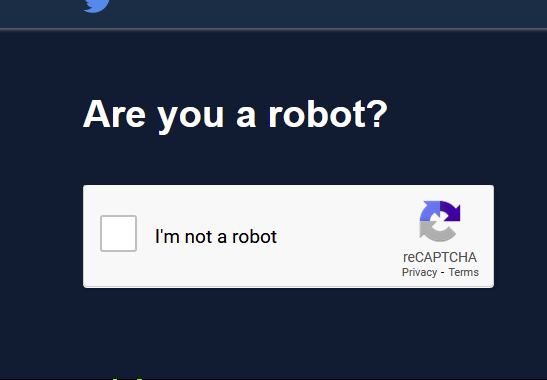  #captcha challenge appears to be harmless at first,but is most destructive to follow countsSoon after captcha, #TwitterStats are zeroed & sent to unfollow Apps for next couple days as unfollower #TwitterTips   ╰·⊰⦿⊱༽༼⊰⦿⊱·╯