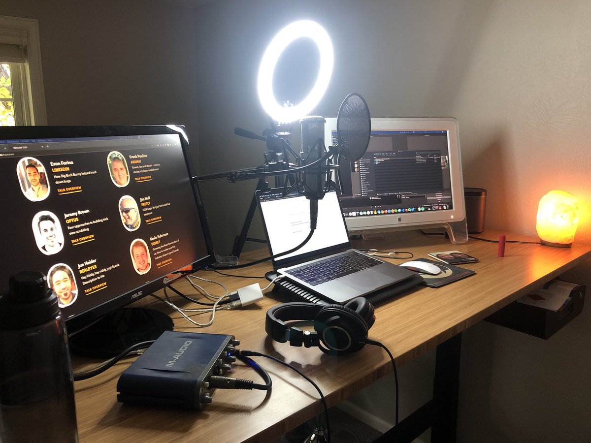 coderjun's tweet image. My ⁦@demuxed⁩ setup