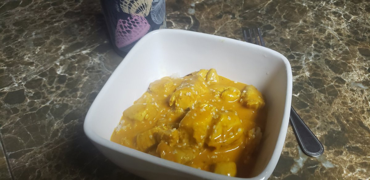 ElbertGohn's tweet image. Chicken tikka masala Coco