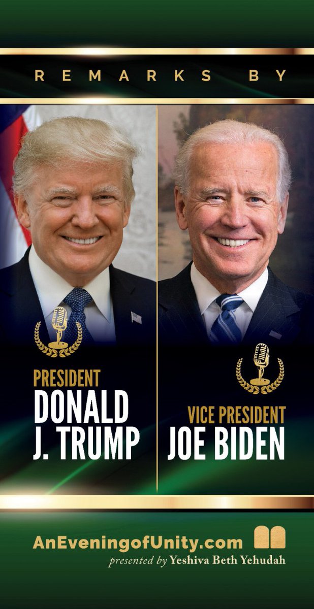 eveningofunity's tweet photo. BREAKING: President @RealDonaldTrump and former Vice President @JoeBiden will join us tonight at 7 p.m. EDT for An Evening of Unity.

Visit https://t.co/RIdRyzOUzX to tune into the free online event. #EveningOfUnity https://t.co/vgjjUzkCyY