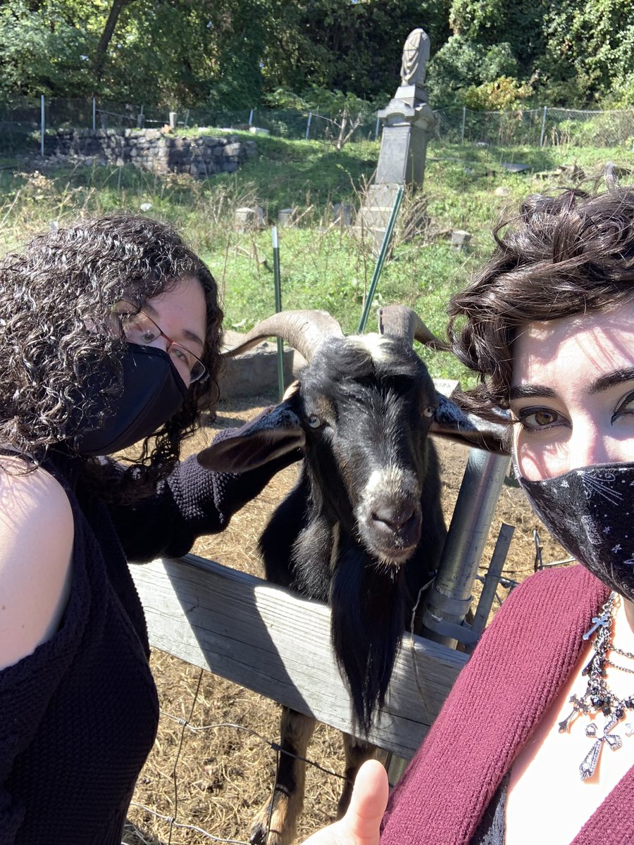GothTopicPOD's tweet image. Graveyards? History?? Oddities??? GOATS???? Check out the newest episode of our adventure at the Jersey City Alternative Market hosted by @JCoddities