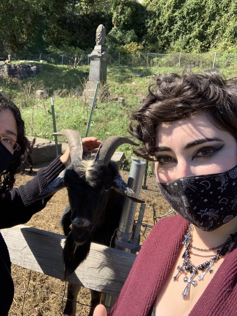 GothTopicPOD's tweet image. Graveyards? History?? Oddities??? GOATS???? Check out the newest episode of our adventure at the Jersey City Alternative Market hosted by @JCoddities