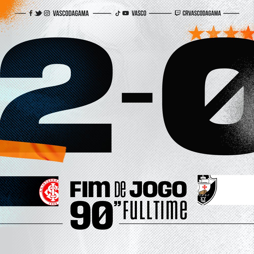 VascodaGama's tweet photo. Fim de Jogo no Beira-Rio.
#INTxVAS https://t.co/vG1eqRR6y0