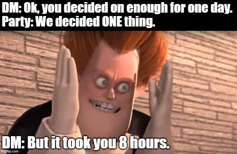 Dnd Memes Another Productive Session Dnd Gamenight Dndmemes Dnd5e Criticalrole Follow Bard T Co H1gfokdspl Twitter