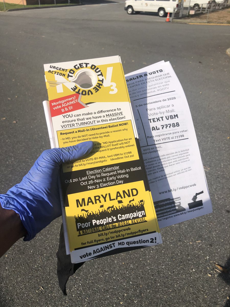 ideascanchangeu's tweet photo. In #MoCoMD volunteering with the @Maryland_PPC placing hangtags on folks’ door to #GOTV. #Vote #VoteEarly #Vote2020 #PoorPeoplesCampaign #MDPPC #MarylandPPC A few w/ whom I spoke had already voted.   Yay! https://t.co/UBDkKC4dEB