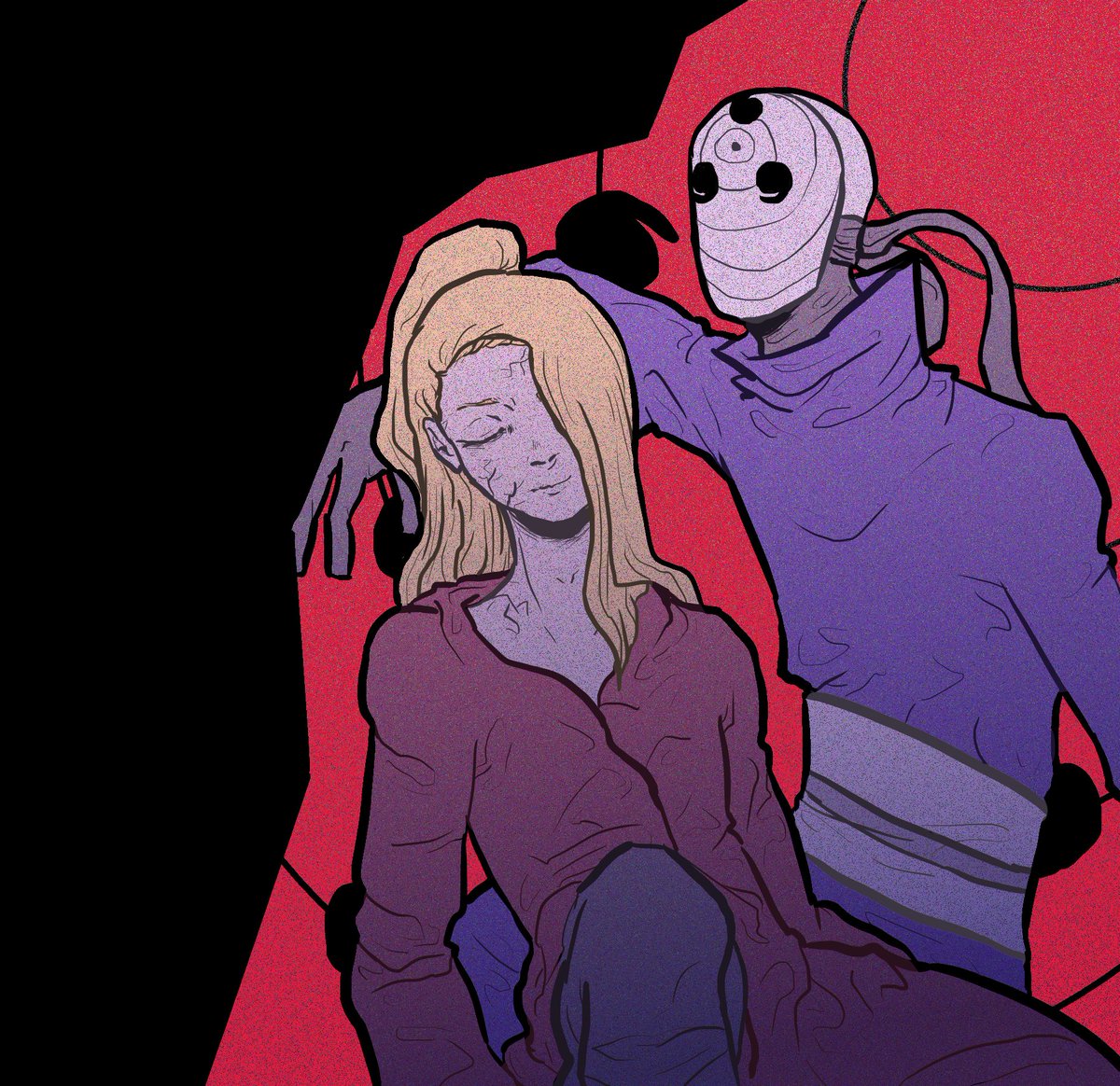 deathsymbolism's tweet image. Canon divergence with some infinite tsukuyomi type of thing #Tobideiweek2020 #tobideiweek