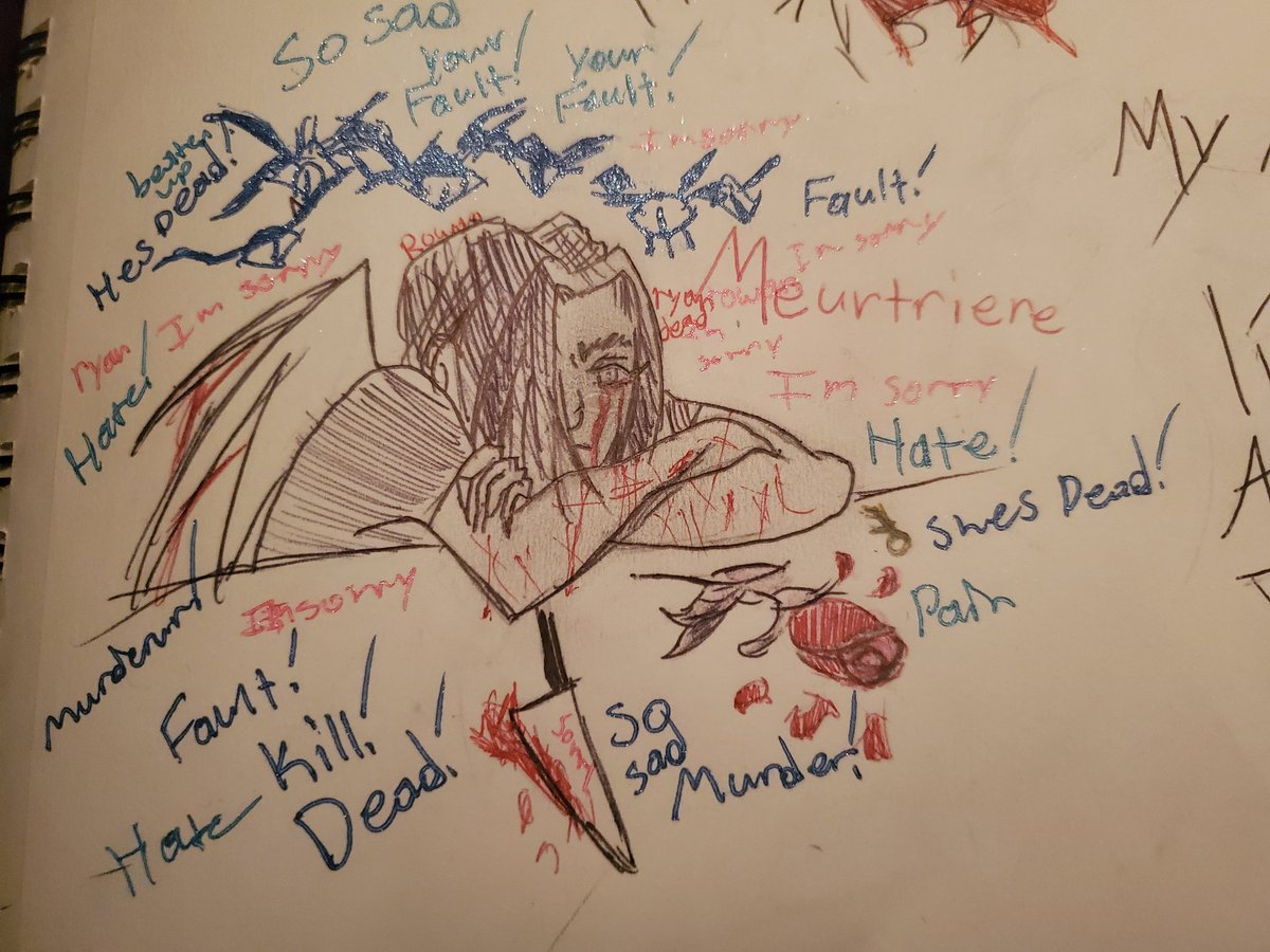 CosmicTch's tweet photo. Day 18 Meurtriere
#goretober2020 #goretober #gore #blacktober #drawingchallenge #drawings #inktober2020 #Inktober https://t.co/TDjgZCu1Ek