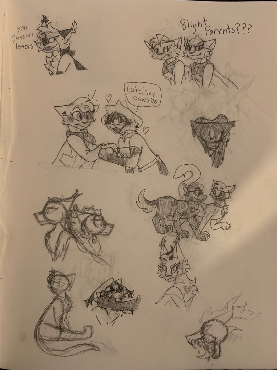 cw// horror ?Doodle Page Thread because that’s all I do at school...  #InfinityTrain  #TheOwlHouse  #WarriorCats and OcsStill working on figuring out trigger warnings and content warnings...