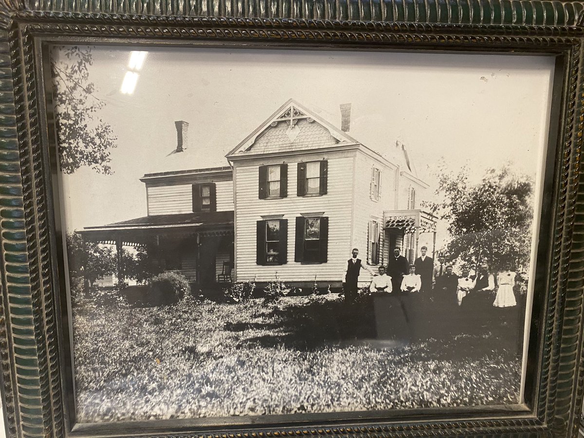 DenisePritch's tweet photo. Then vs Now. Today we celebrated 150 years of Lostroh Farms and Grandpa’s 96th Birthday. My grandpa’s grandpa walked from NE City to where the farm is alone and started what is now on the 5th generation with my kids’ generation as the 6th. #homestead #familyfarm https://t.co/PJ4yjcwlam