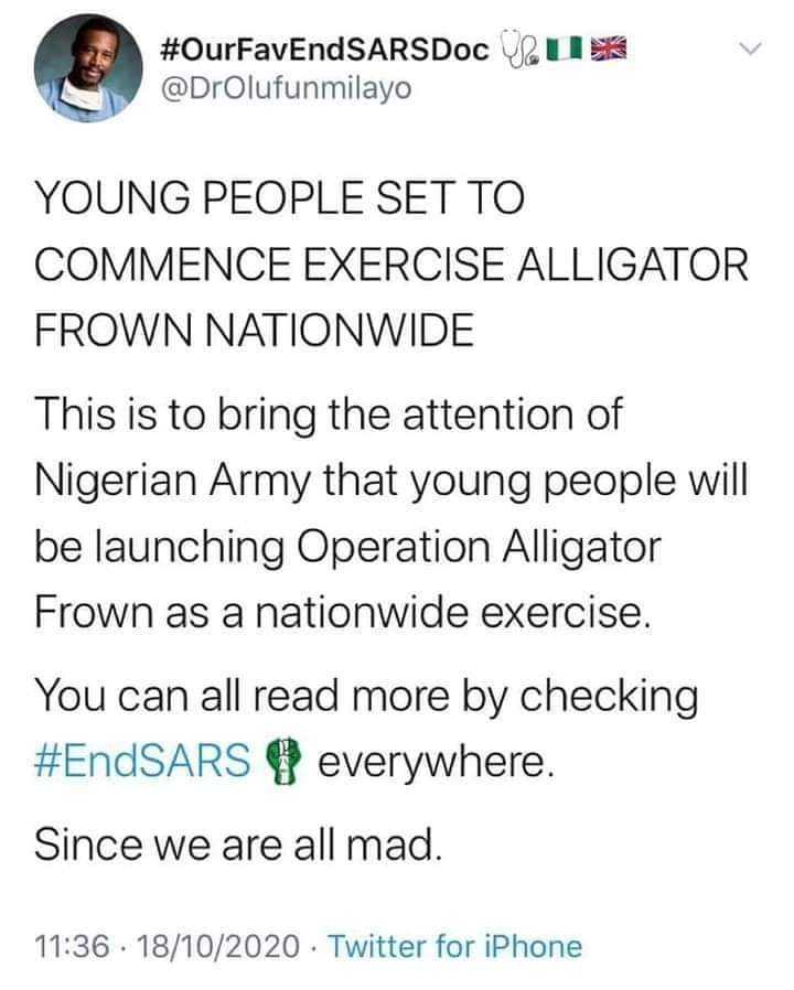 D_MRHub's tweet photo. We aren't joking. We mean business. We can't be intimidated. We are a generation that will not keep quiet.
#SARSMustEnd
#WeDemandForAbetterNigeria https://t.co/HxyBB1Y25s