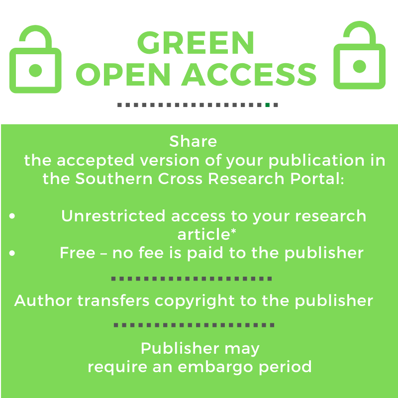 SCULibrary's tweet image. Go #GreenOpenAccess - it&apos;s #free to the researcher &amp;amp; can be an excellent way to make your #research #openaccess.   Chat with a librarian to find out more &amp;amp; check out our @SCUonline @ResearchSCU @SCUlibrary repository here: researchportal.scu.edu.au/discovery/sear…