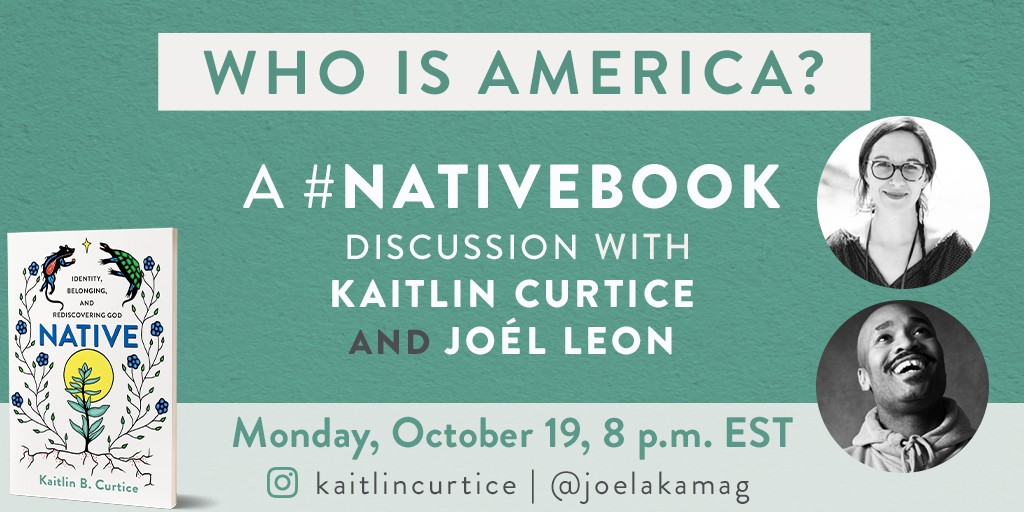 PrinceOfPeaceG's tweet image. RT: Part of why I wrote #NativeBook was coming to terms with who America is to me as an Indigenous woman and a Christian.... I'm so excited to process these ideas on my WHO IS AMERICA instagram series.

Join me MONDAY NIGHT with @JoelakaMaG!