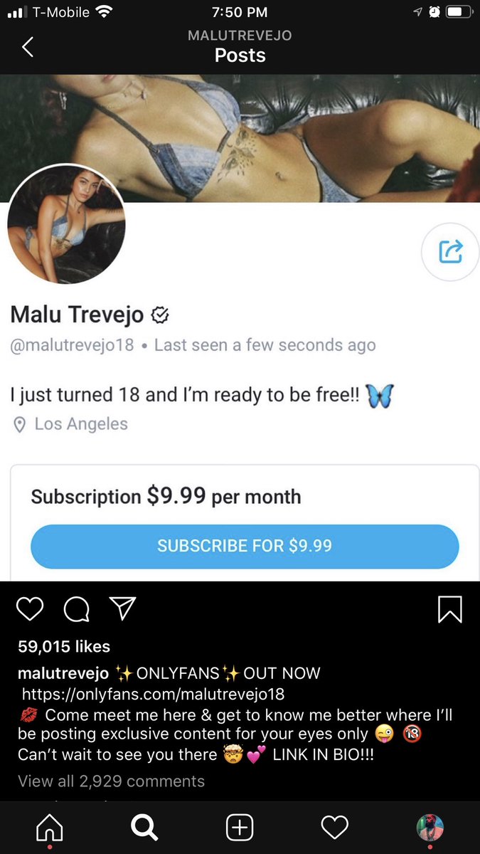 Malu trevejo onlyfans pictures