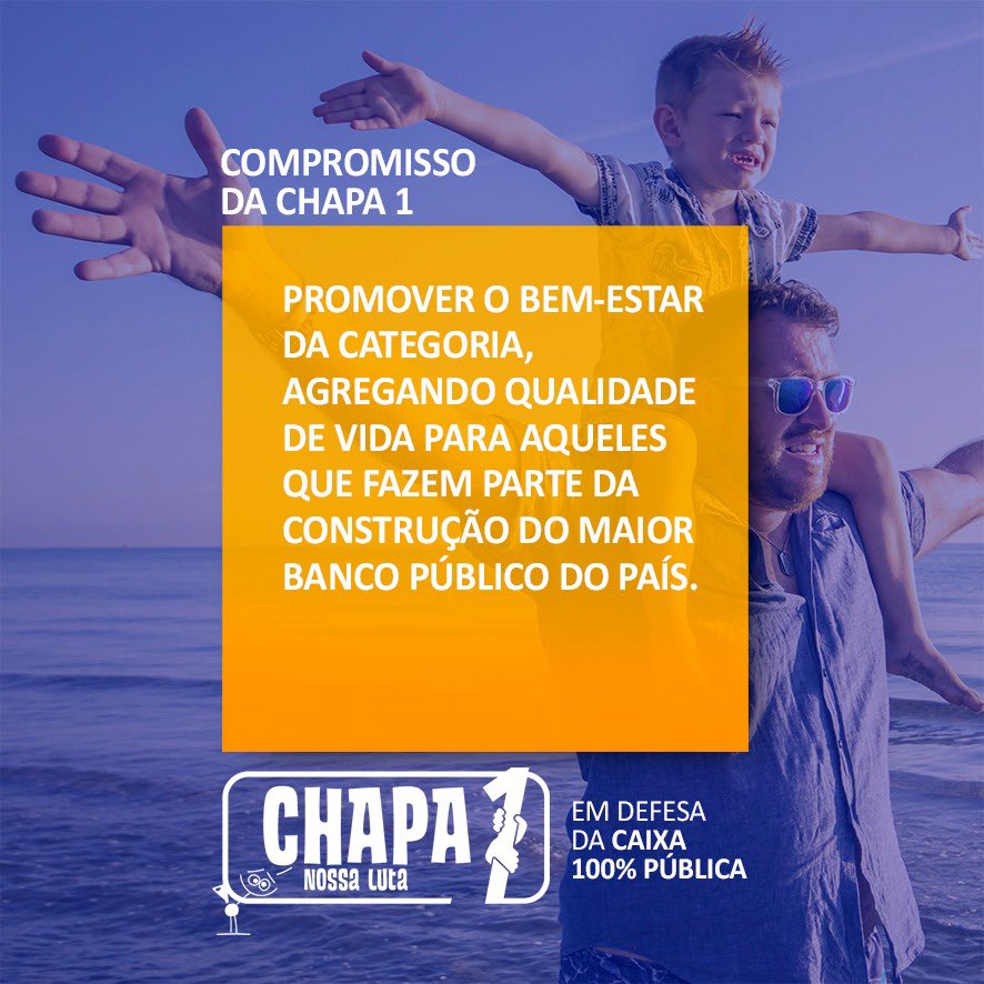 Chapa1L's tweet photo. Nosso compromisso e promover o bem estar da categoria, agregando qualidade de vida para aqueles que fazem parte da construção do maior Banco Público do país. ✊🏻 https://t.co/fAri3xOEpB