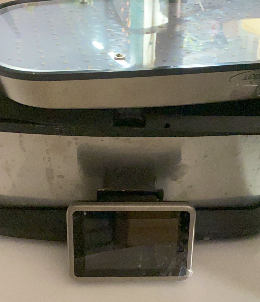 aprilwright's tweet image. #hardwarehackers

Free to good hackers: Aerogarden Bounty Elite Stainless

Does not power on, worked before I moved! Gets 0 power (not lack of lights/function)

THEY don’t offer parts or service on this model

Free ship - pls just blog how fixed, and send pics of its bounty!