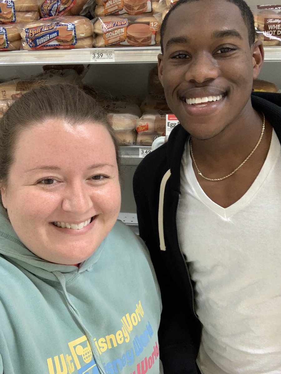 Perks of living in the area where you teach: running into former students!! Amos is just as sweet and polite as he was 7 years ago! Good luck at Trevecca!! Love you! ❤️💙