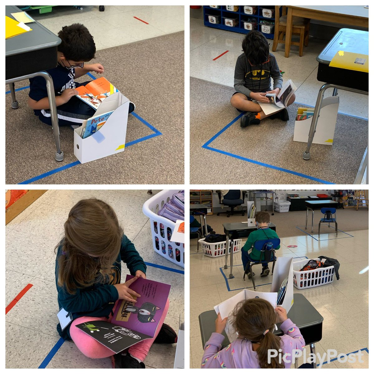 Last week we picked books for our #BookBoxes and started building our reading stamina! Round 2 starts tomorrow! #KinderReadsToo #Hybrid <a href="/Sanborn_APS/">Sanborn School</a>