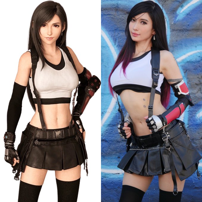 Tifa cosplay 🤘❤️🤘  #FinalFantasy #FinalFantasy7Remake #Cosplay #Tifa https://t.co/4nbCzXUPre<a href="/tag/finalfantasy"class="tags">#FinalFantasy</a><a href="/tag/finalfantasy7remake"class="tags">#FinalFantasy7Remake</a><a href="/tag/cosplay"class="tags"><span>#cosplay</span></a><a href="/tag/tifa"class="tags"><span>#tifa</span></a>