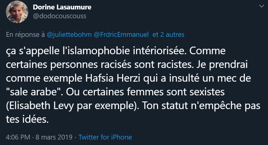 Après, peut-être que le Maroc est un pays qui a une islamophobie intériorisée malgré qu’il ait l’Islam comme religion d’État ?