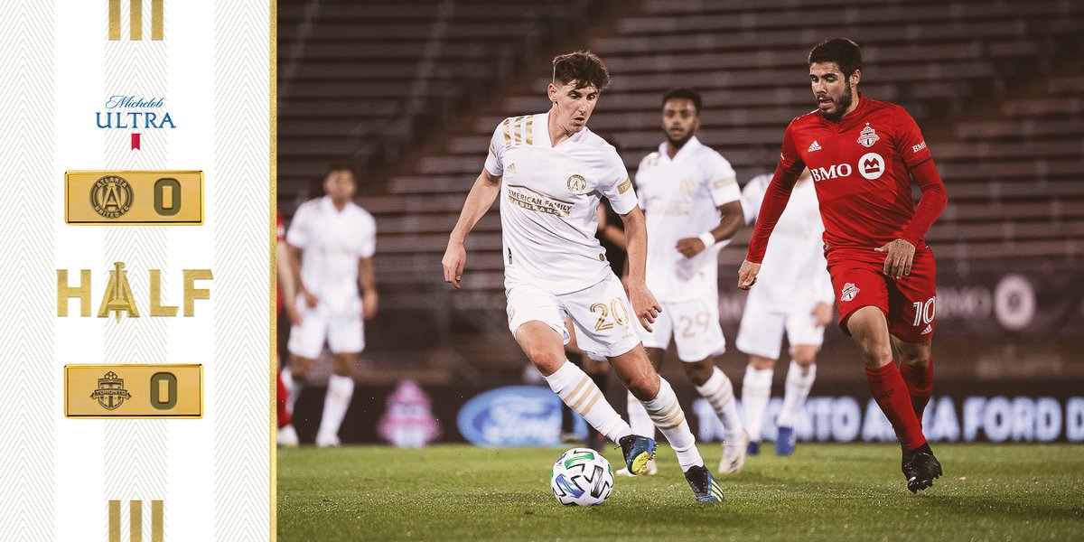 Atlanta United FC (@ATLUTD) on Twitter photo 2020-10-19 00:25:32 Halftime from Connecticut. Halftime from Connecticut.