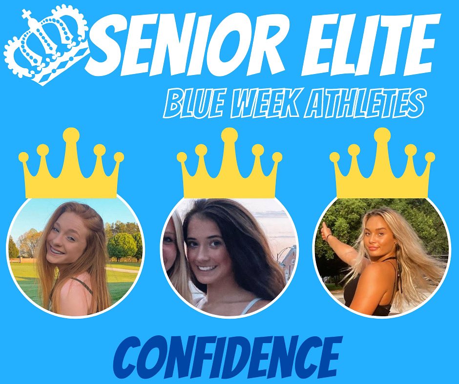 Congratulations to our blue athletes! #confidence 💙💙💙