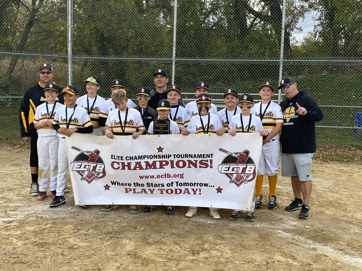CHAMPS!!!  Iron Colts 12u wins the 4th Annual Autumn Fall Fest beating the LVBA Prospects 13-1 in the semifinals and the Northeast Titans 11-3 in the championship. Great pitching  and hot bats highlighted the weekend for the Colts.  Way to go, Colts!  #podproud #champs #ectb