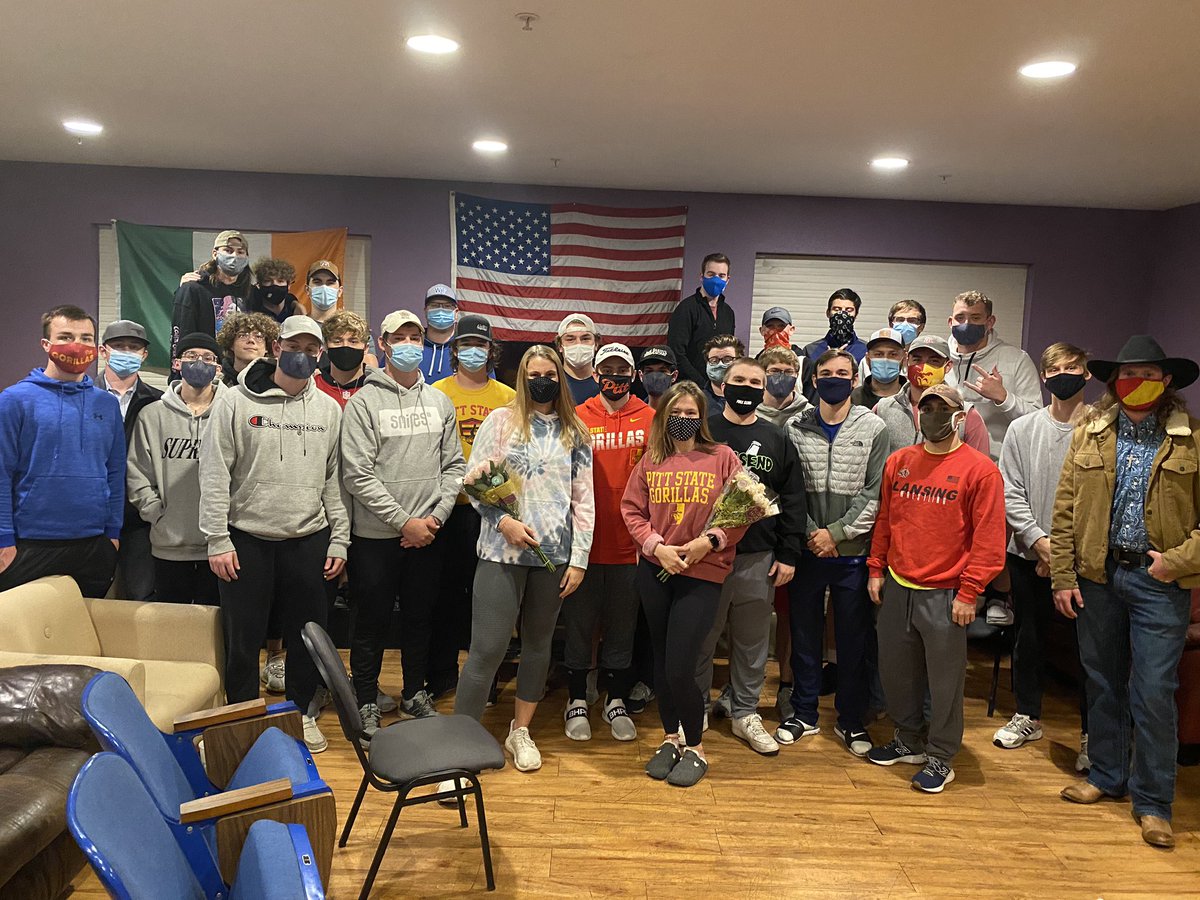 PittStateLCA's tweet image. Congratulations to our new sweetheart @tessa_poolman and crescent girl @AliStorm15! Thank you for everything you do for our house!