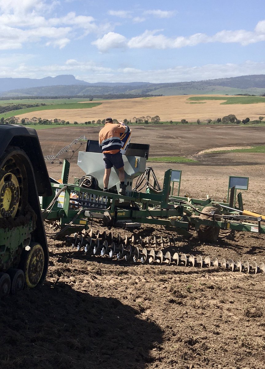 Spring 2020 seeing a big fodder brassica planting program through the Tas Midlands “Vaucluse” planting photo’s