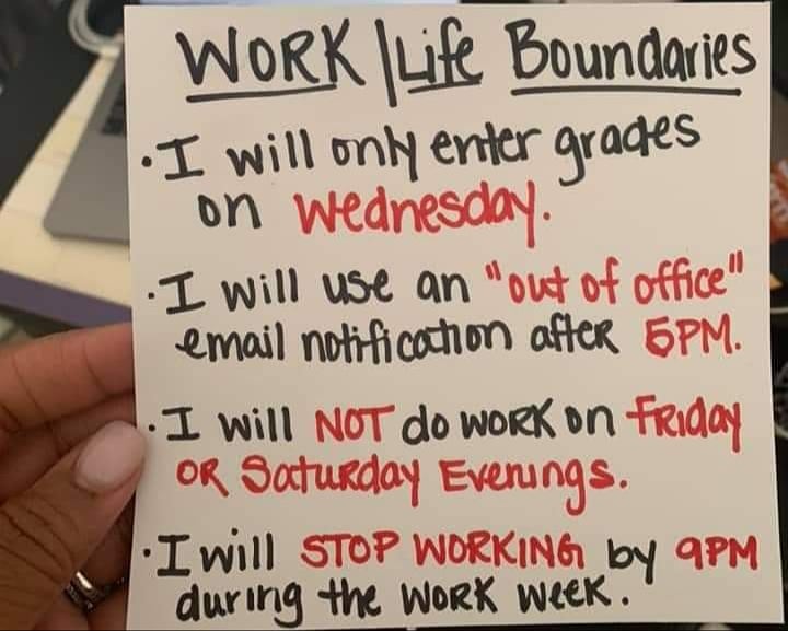 TeacherGoals (@teachergoals) on Twitter photo Setting boundaries might be the only way to make it! 🙌
📷 Ciara Rasberry Setting boundaries might be the only way to make it! 🙌
📷 Ciara Rasberry
