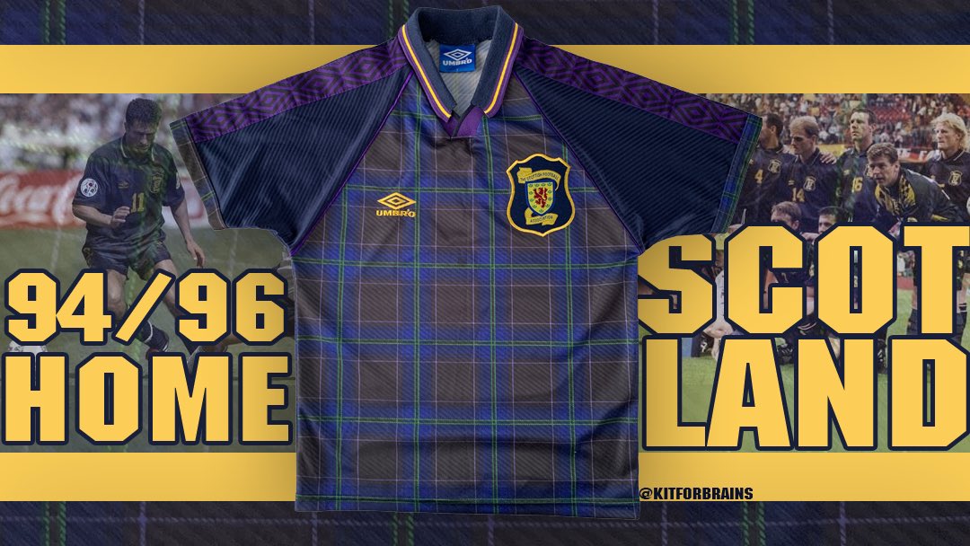 INTERNATIONAL BREAK WEEK : This weeks feature shirt is a special one...Scotland’s ‘94/96 Home