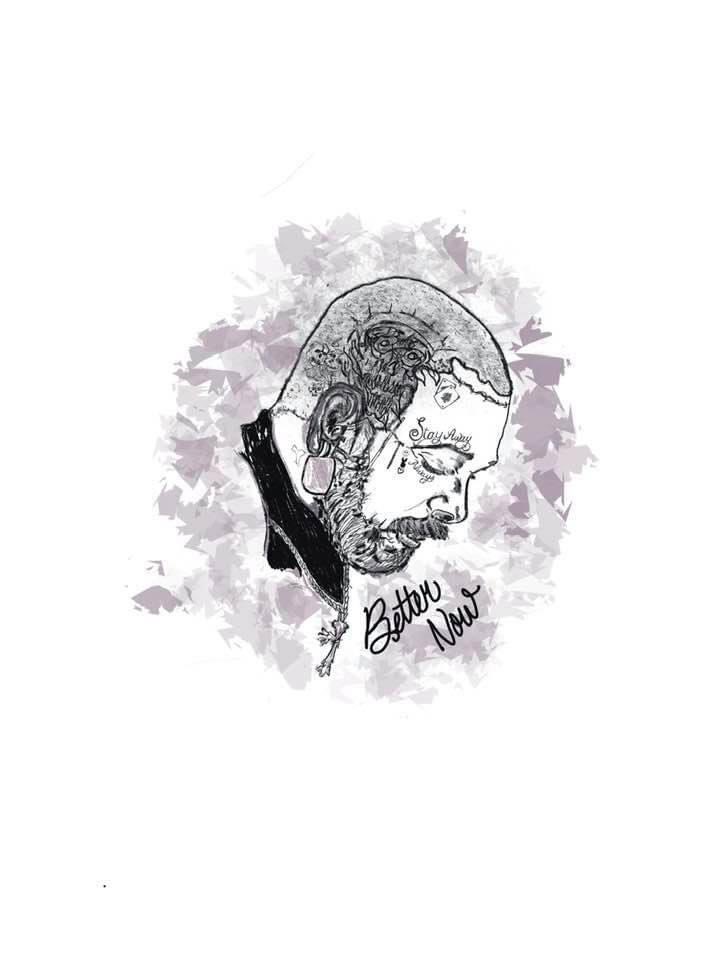 gourmetburnsy's tweet photo. Itβs no surprise @PostMalone was my first attempt with my new iPad :) #fanart #ipadpro #topartist #myfave #betternow #BBMAS2020 #PostMalone #lovelovelove #chefjess #notaonetrickpony #ygk #music #procreateart https://t.co/2vbJ26UQG2