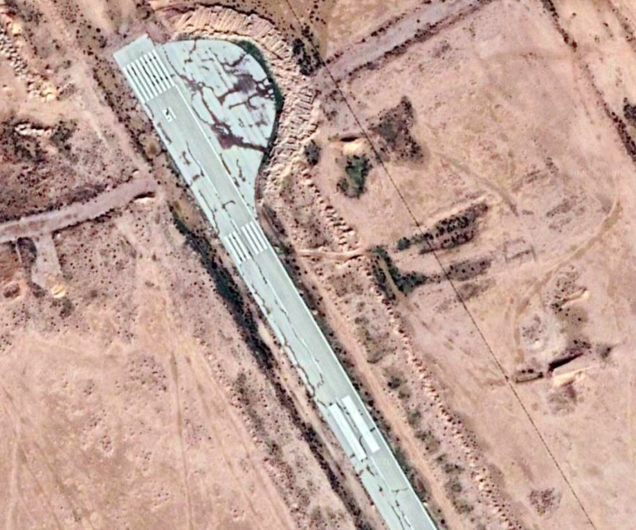 2. The airports in Libya are pretty sketchy, in ways that are and aren't modeled by the simulation. For instance, I took a pass on trying to land at Kamluk, over the border from Egypt, when I saw the condition it's in on Google Earth. Yes, the runway is cracked and falling apart.