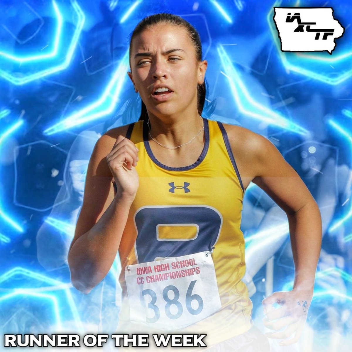 Last week's IAXCTF Girls Runner of the Week Award goes to Annalee Bartles! The Iowa City Regina senior won the North Linn Invitational in 19:13🔥🔥