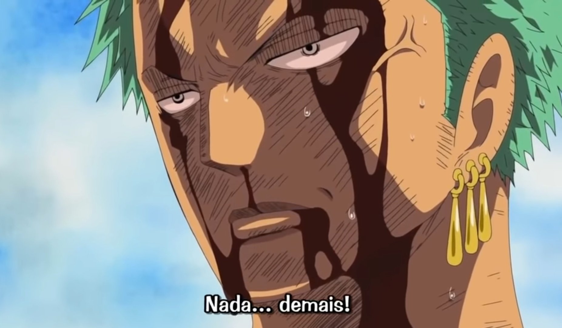 Isso vem, o Zoro sola - dublagem da netflix one piece 